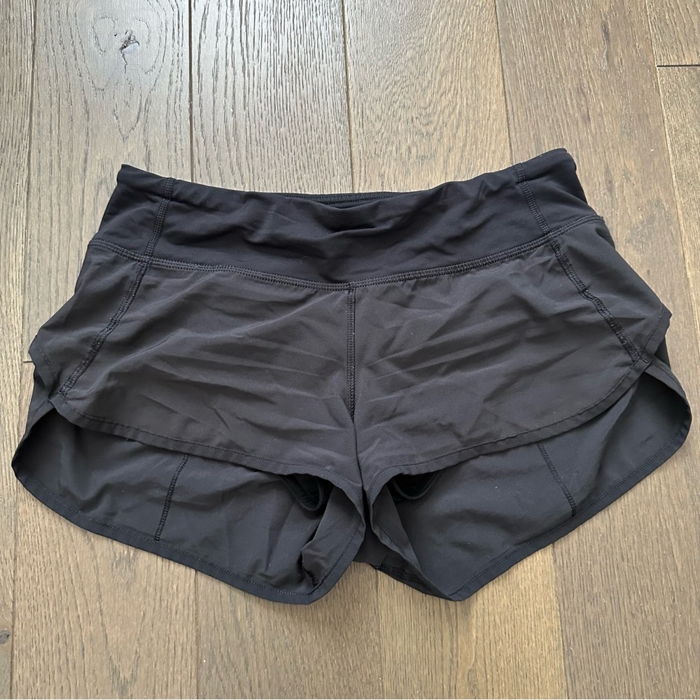 Black Lululemon Shorts Size 4